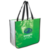 TO4708
	-EXTRA LARGE RECYCLED SHOPPING TOTE-Lime Green/White